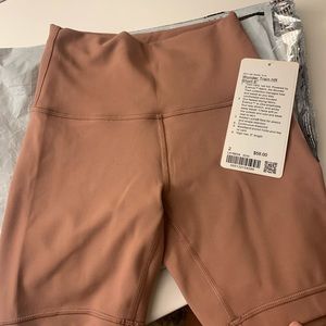 Wonder train Lululemon biker shorts 6 inch
